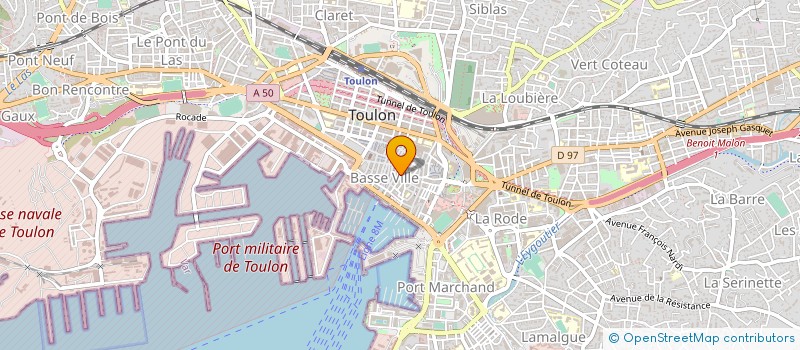 localisation de l'entreprise MEGHACHI OMAR & BERIMA MOHAMED à TOULON