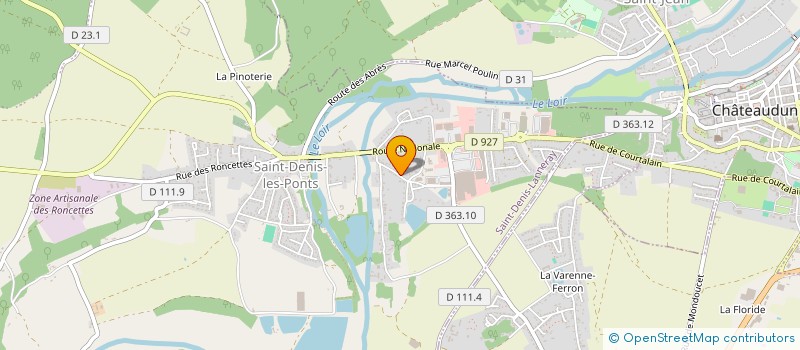 localisation de l'entreprise MEGHIS à SAINT-DENIS-LANNERAY
