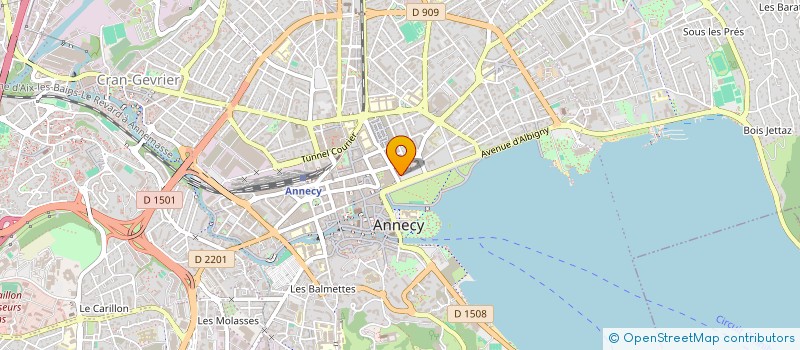 localisation de l'entreprise MEGIM  ANNECY