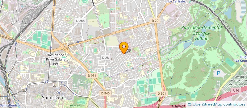 localisation de l'entreprise MEGINDUSTRIE  SAINT-DENIS