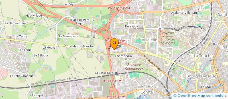 localisation de l'entreprise MEGIO à RENNES