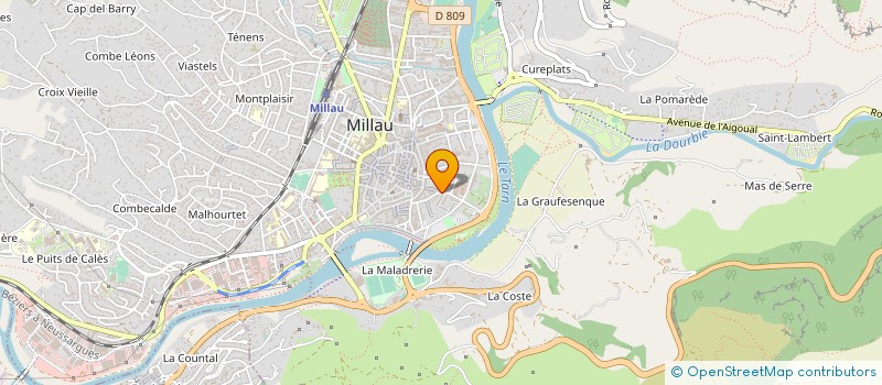 localisation de l'entreprise MEGISSERIE ALRIC à MILLAU