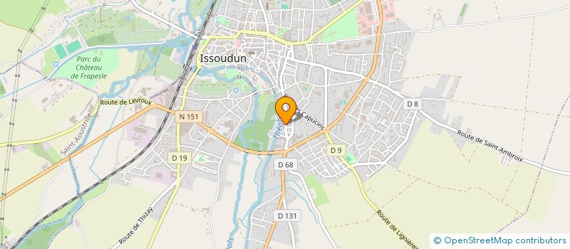 localisation de l'entreprise MEGISSERIE BRISSET à ISSOUDUN