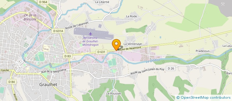 localisation de l'entreprise MEGISSERIE DE LA MOLIERE à GRAULHET