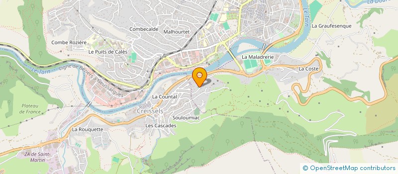 localisation de l'entreprise MEGISSERIE DE MILLAU à MILLAU