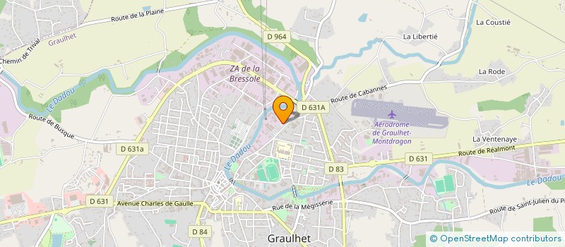localisation de l'entreprise MEGISSERIE DE SAINT JEAN à GRAULHET