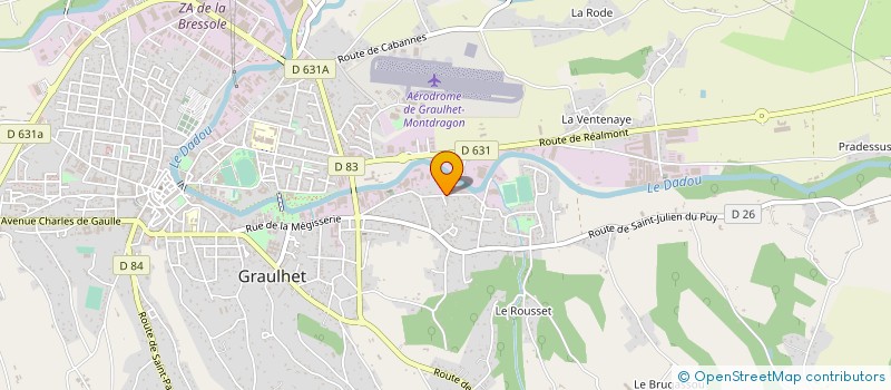 localisation de l'entreprise MEGISSERIE DU MIDI à GRAULHET