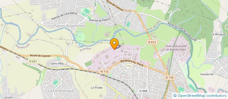 localisation de l'entreprise MEGISSERIE JACQUES SEVERAC à AUSSILLON