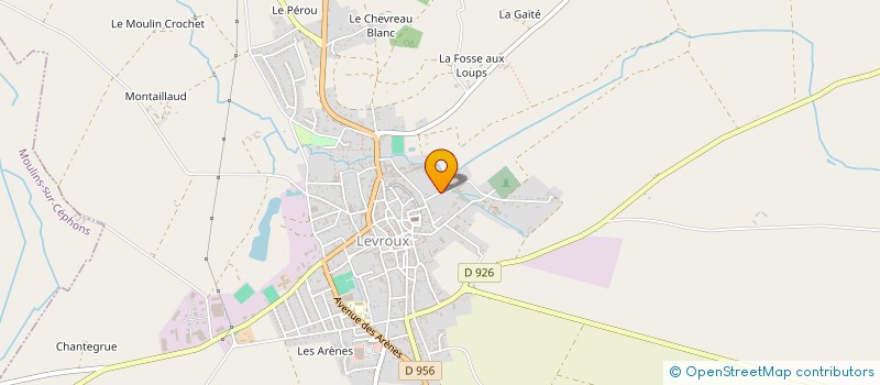 localisation de l'entreprise MEGISSERIE LEPAIN SA à LEVROUX