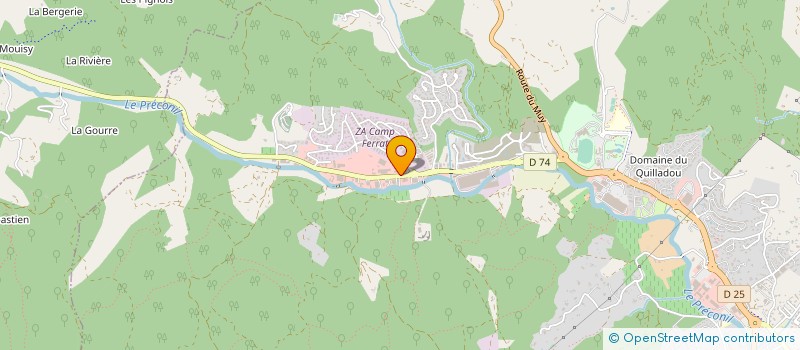 localisation de l'entreprise MEGISTI à SAINTE-MAXIME