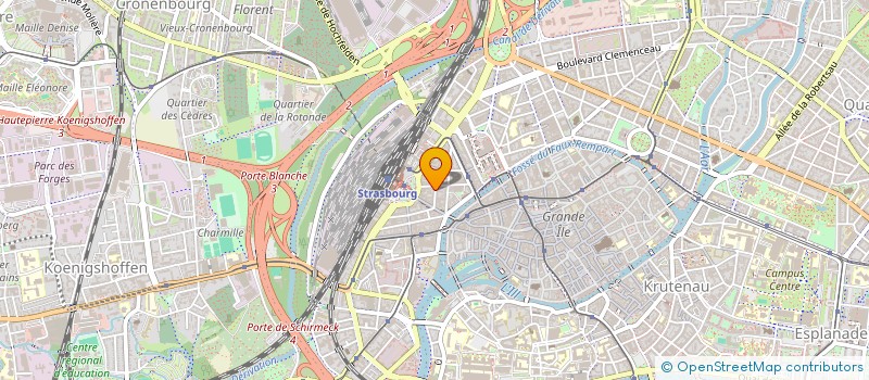 localisation de l'entreprise MEGNA à STRASBOURG