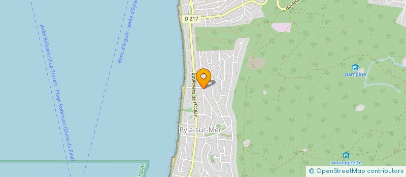 localisation de l'entreprise MEGNAVAG  LA TESTE-DE-BUCH