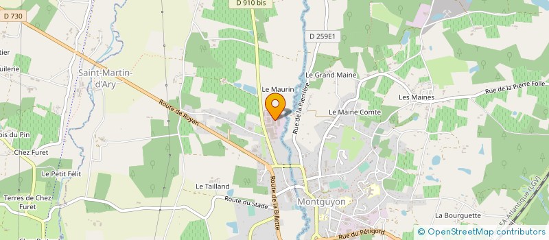 localisation de l'entreprise MEGNIEN ENERGIE à SAINT-MARTIN-D ARY