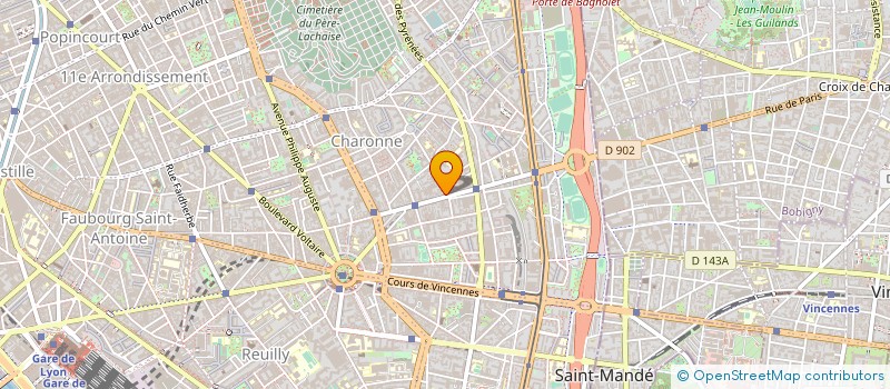 localisation de l'entreprise MEGO  PARIS