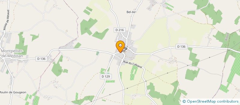 localisation de l'entreprise MEGRAUD-BOUQUET  RIOUX