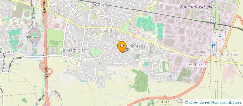 localisation de l'entreprise MEGTHERM  MEYZIEU