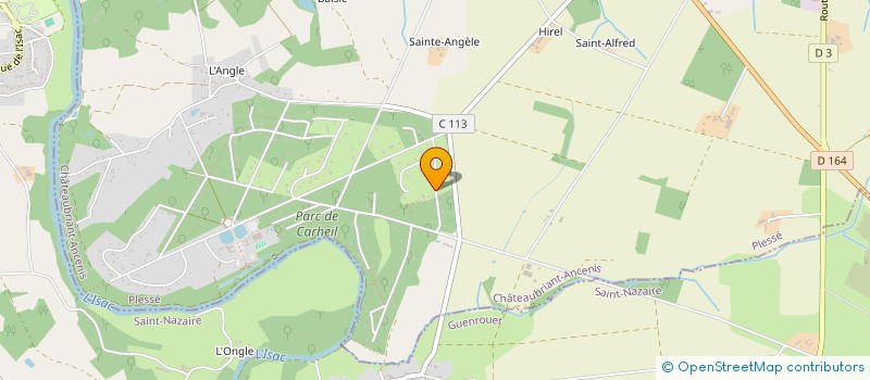 localisation de l'entreprise MEGUINELLE  PLESSE