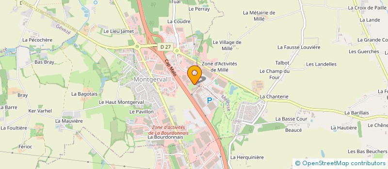 localisation de l'entreprise MEH à LA MEZIERE