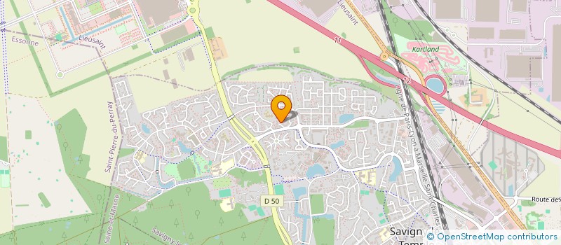 localisation de l'entreprise MEH BATIMENT  SAVIGNY-LE-TEMPLE