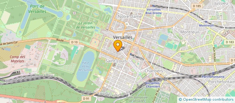 localisation de l'entreprise MEH LOGI  VERSAILLES