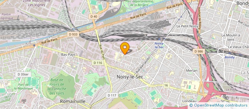 localisation de l'entreprise MEHA à NOISY-LE-SEC