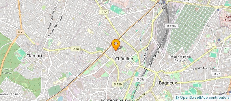 localisation de l'entreprise MEHA-TURF à CHATILLON