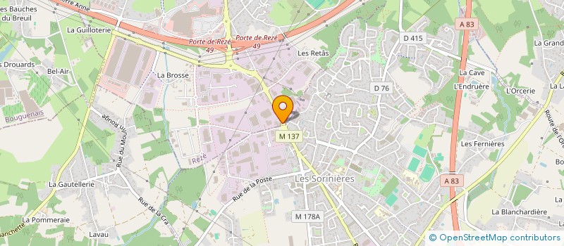localisation de l'entreprise MEHA4 à REZE