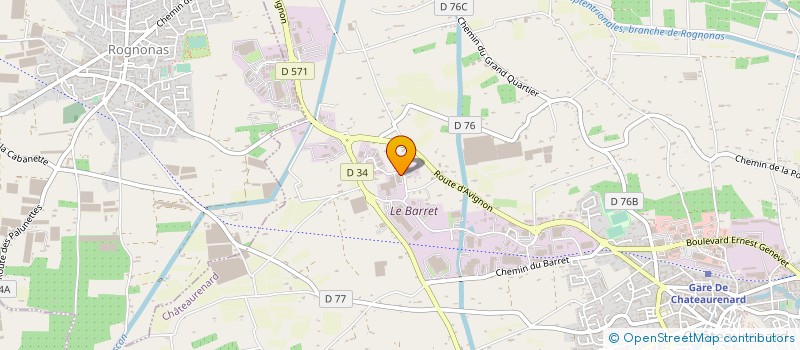 localisation de l'entreprise MEHADRIN SERVICES à CHATEAURENARD