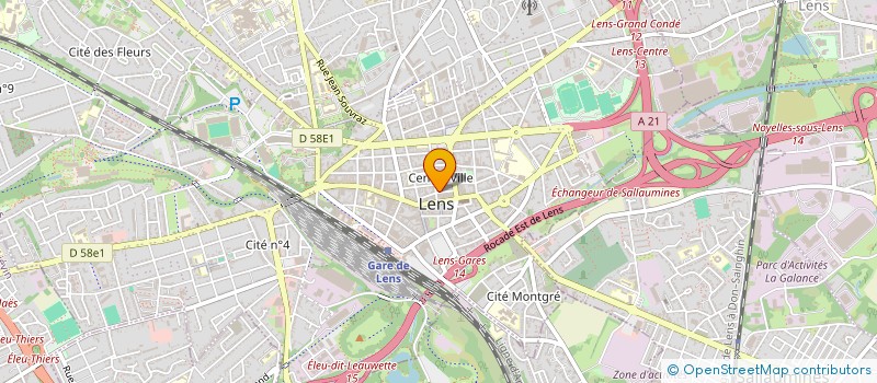 localisation de l'entreprise MEHAIGNERY PHOTOGRAPHIE  LENS