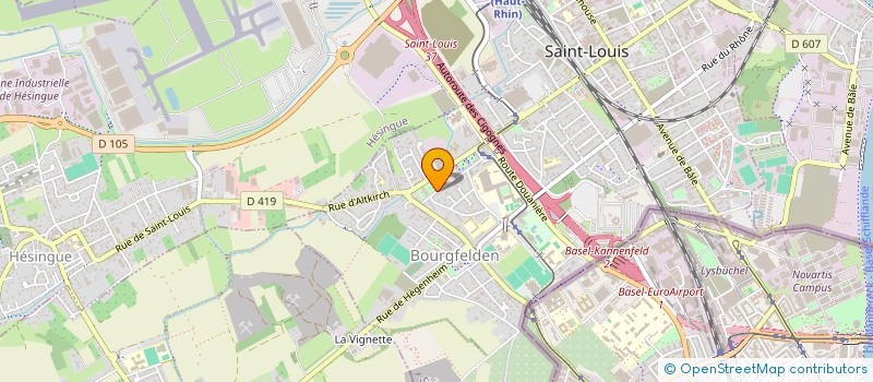 localisation de l'entreprise MEHANA BAT 68 à SAINT-LOUIS