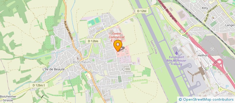 localisation de l'entreprise MEHANA BAT  BLOTZHEIM