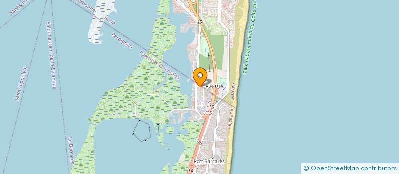 localisation de l'entreprise MEHANNAOUI  LE BARCARES