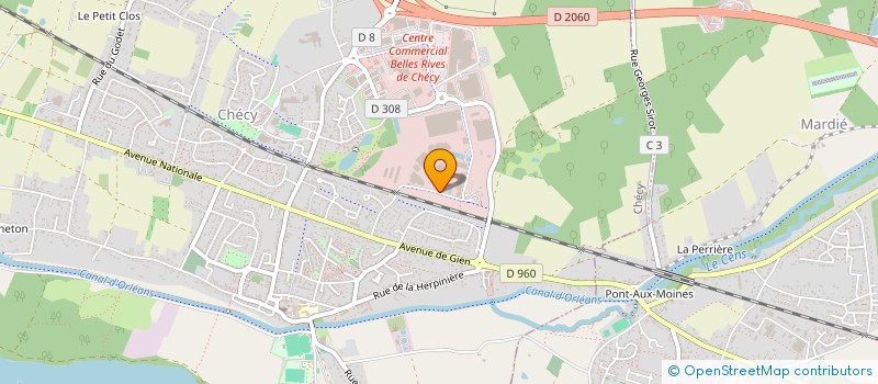 localisation de l'entreprise MEHARI EVASION à CHECY