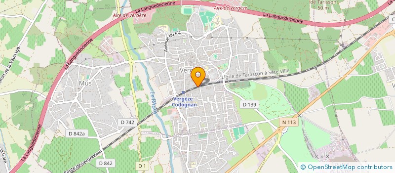 localisation de l'entreprise MEHAUDEN  VERGEZE