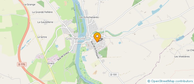 localisation de l'entreprise MEHAUTE ASCENSEURS à GREZ-NEUVILLE