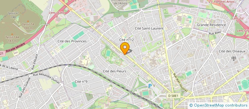 localisation de l'entreprise MEHDI  LENS