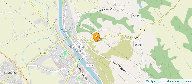 localisation de l'entreprise MEHDI-BAT  VILLEMUR-SUR-TARN