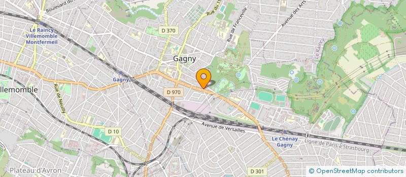 localisation de l'entreprise MEHDI ELEC  GAGNY