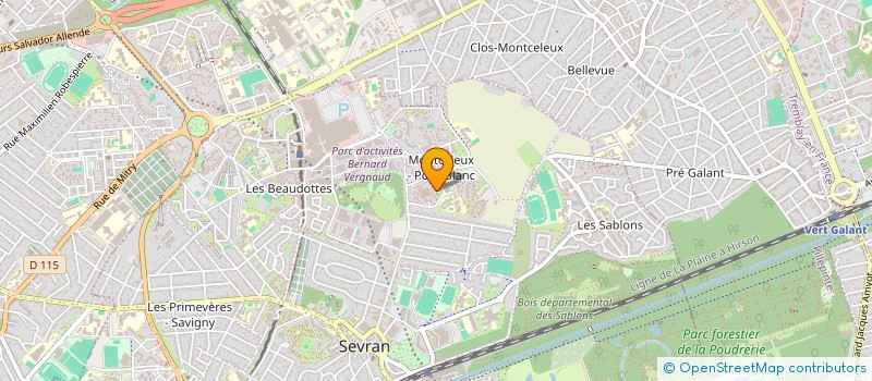 localisation de l'entreprise MEHDI TAXI V2 à SEVRAN