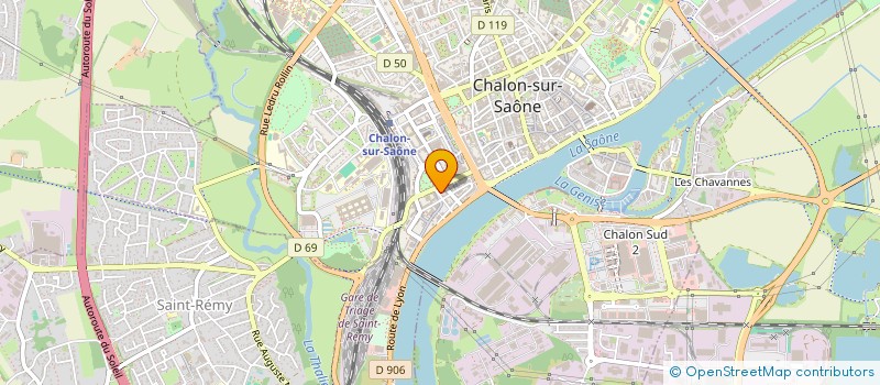 localisation de l'entreprise MEHDIA à CHALON-SUR-SAONE