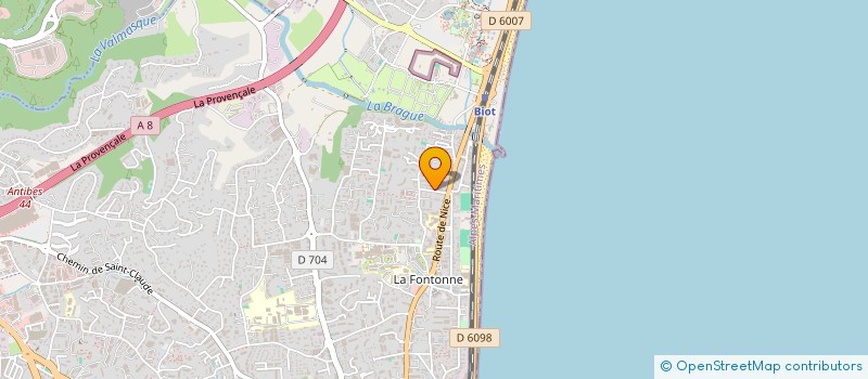localisation de l'entreprise MEHDIBAT à ANTIBES