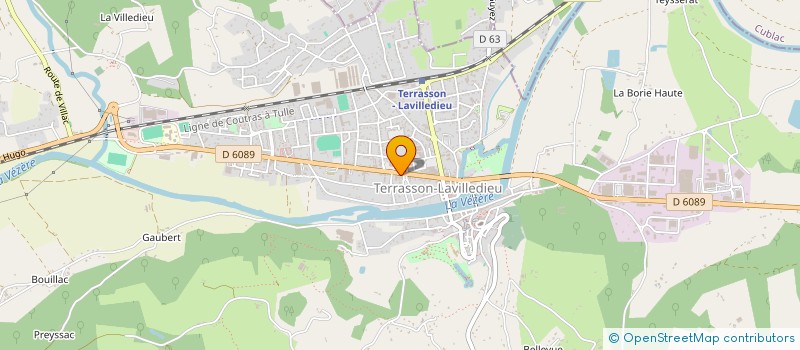 localisation de l'entreprise MEHDIFLO  TERRASSON-LAVILLEDIEU