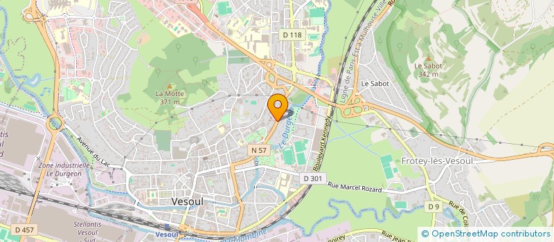 localisation de l'entreprise MEHDIM  VESOUL