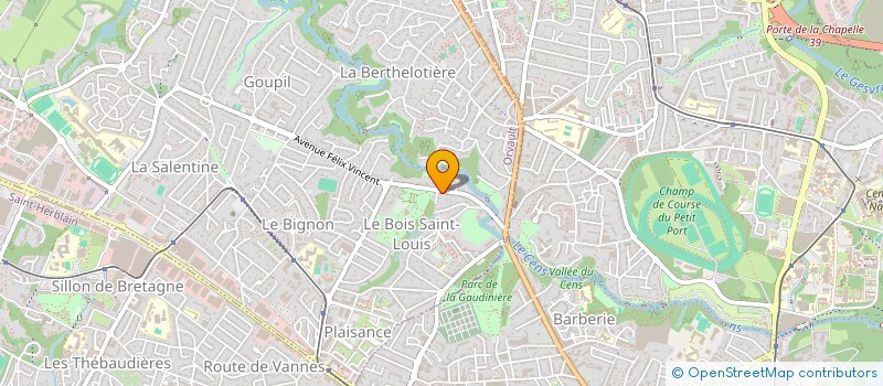 localisation de l'entreprise MEHEL à ORVAULT