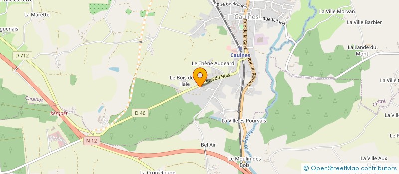 localisation de l'entreprise MEHEUST à CAULNES
