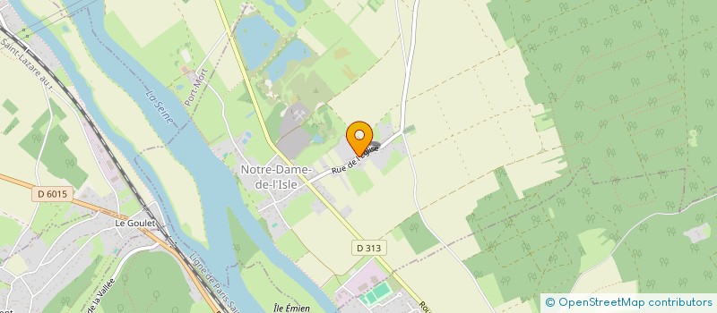 localisation de l'entreprise MEHEUST T.P  NOTRE-DAME-DE-L'ISLE