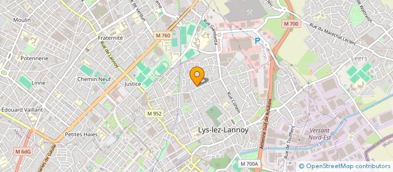 localisation de l'entreprise MEHING à LYS-LEZ-LANNOY