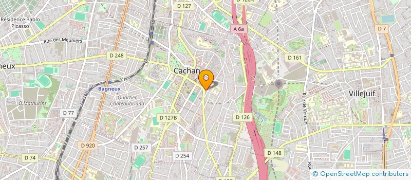 localisation de l'entreprise MEHMAN  CACHAN