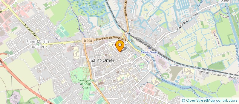 localisation de l'entreprise MEHNAAZ  SAINT-OMER