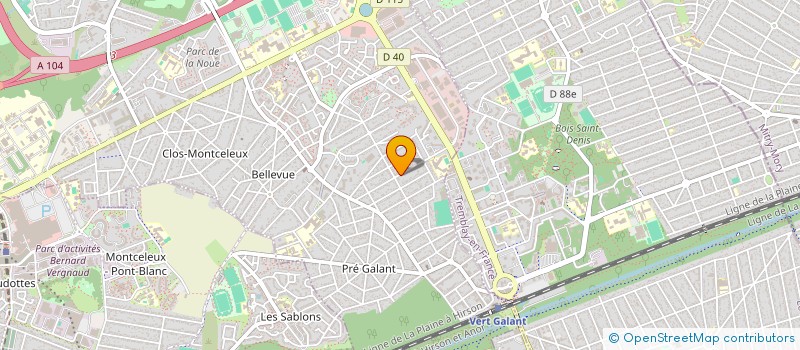 localisation de l'entreprise MEHNASCI à VILLEPINTE